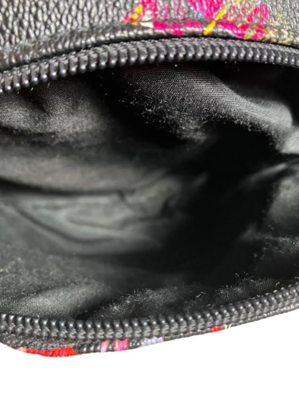 Unbranded Floral-Themed Backpack Two Compartments Matching Key Ring Like New - Picture 15 of 15